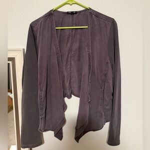 Torrid Deep Purple Open Front Blazer